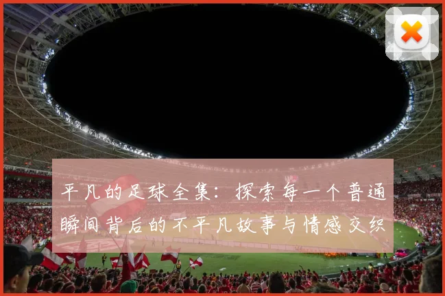 平凡的足球全集：探索每一个普通瞬间背后的不平凡故事与情感交织
